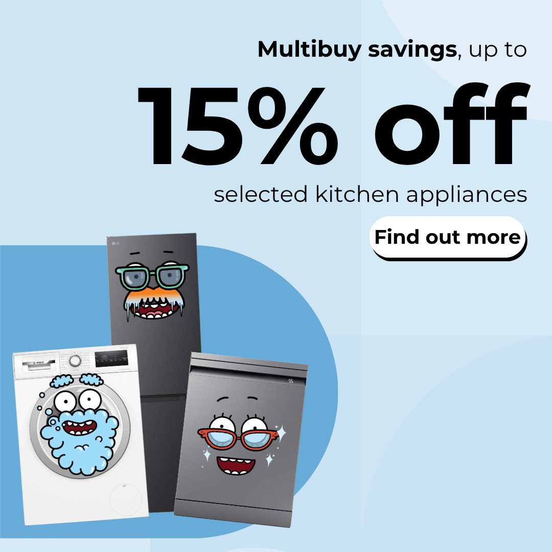 Save up to 15% with multibuy on kitchen appliances